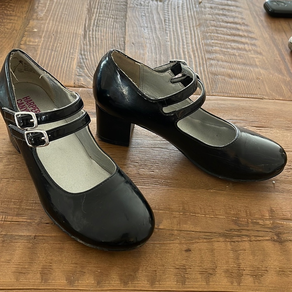 Little girls high heel dress shoes